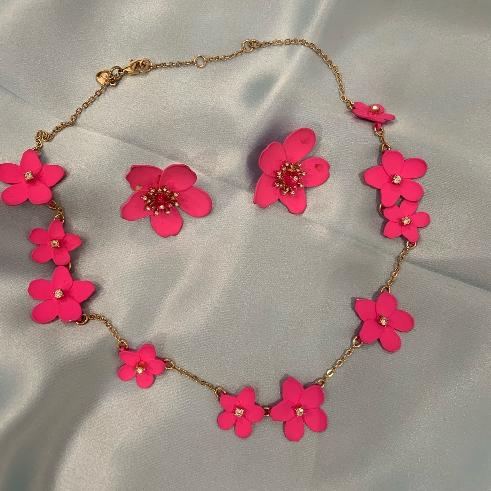 2 JCrew Outlet Necklaces, one w/ matching earrings. Brand new, never worn.